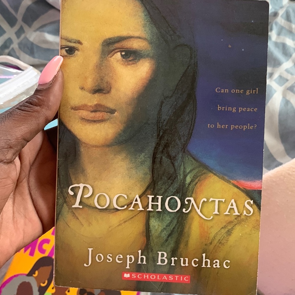 a book : pocahontas by joseph bruchac